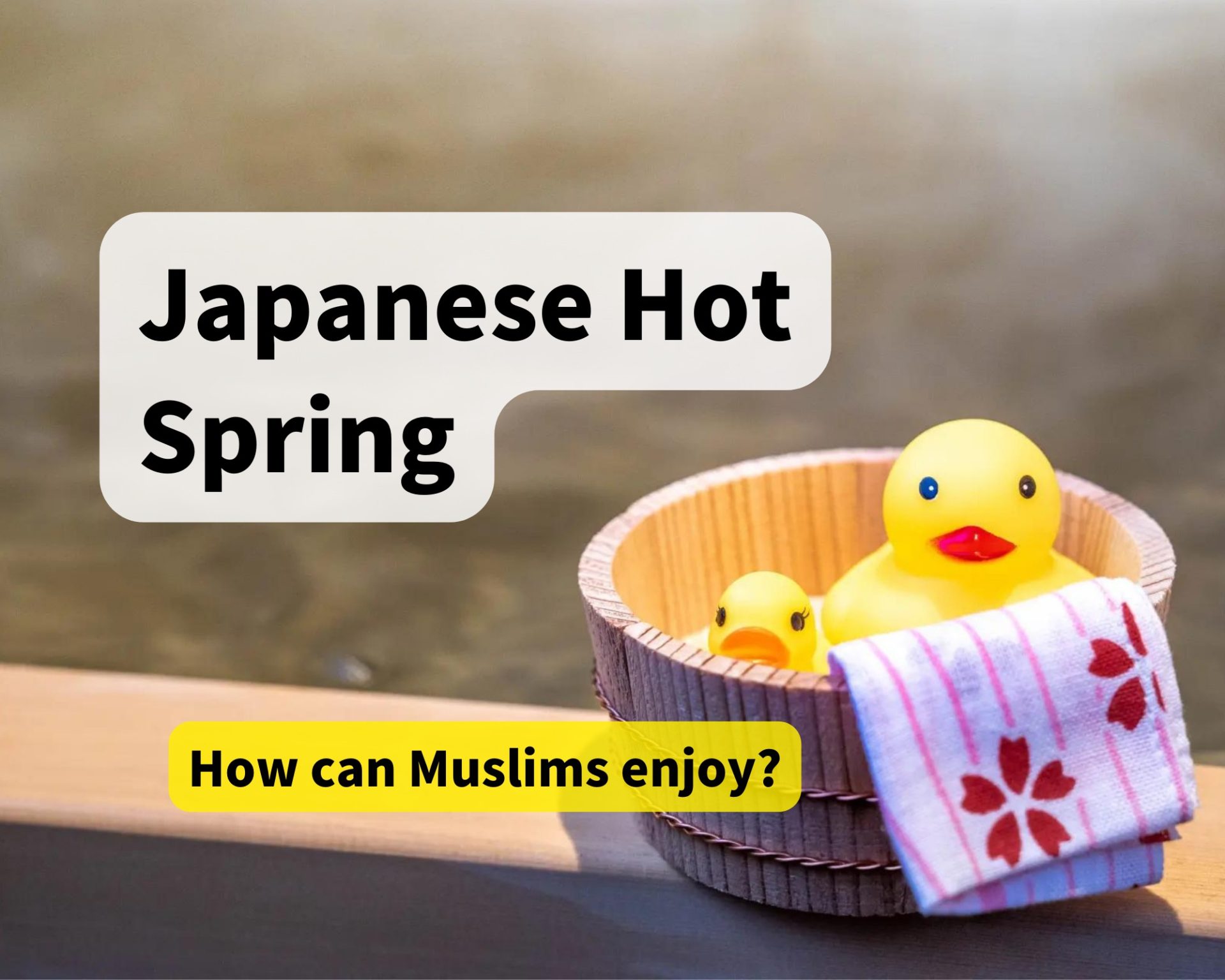 Hot spring for Muslims