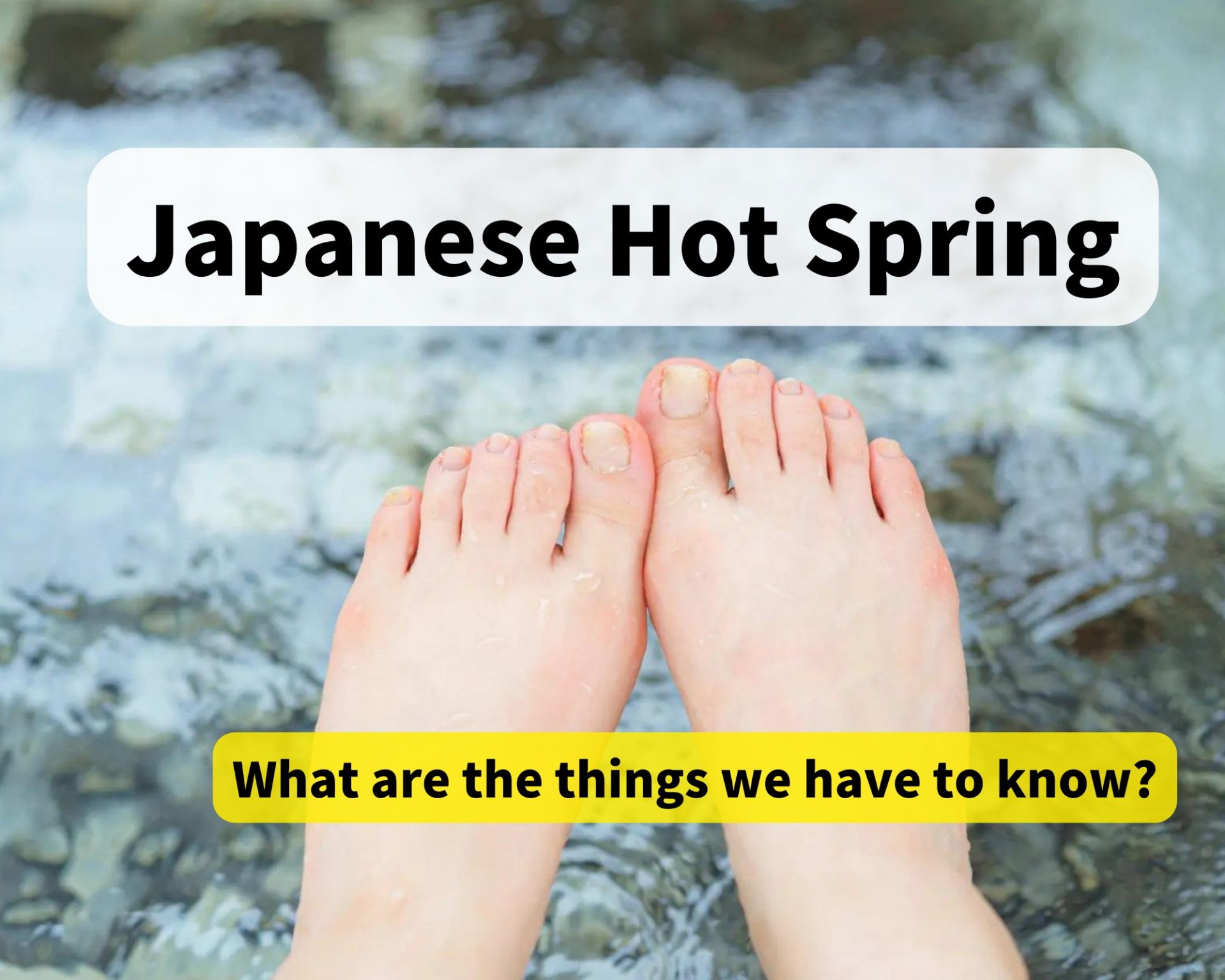 Hot spring in japan
