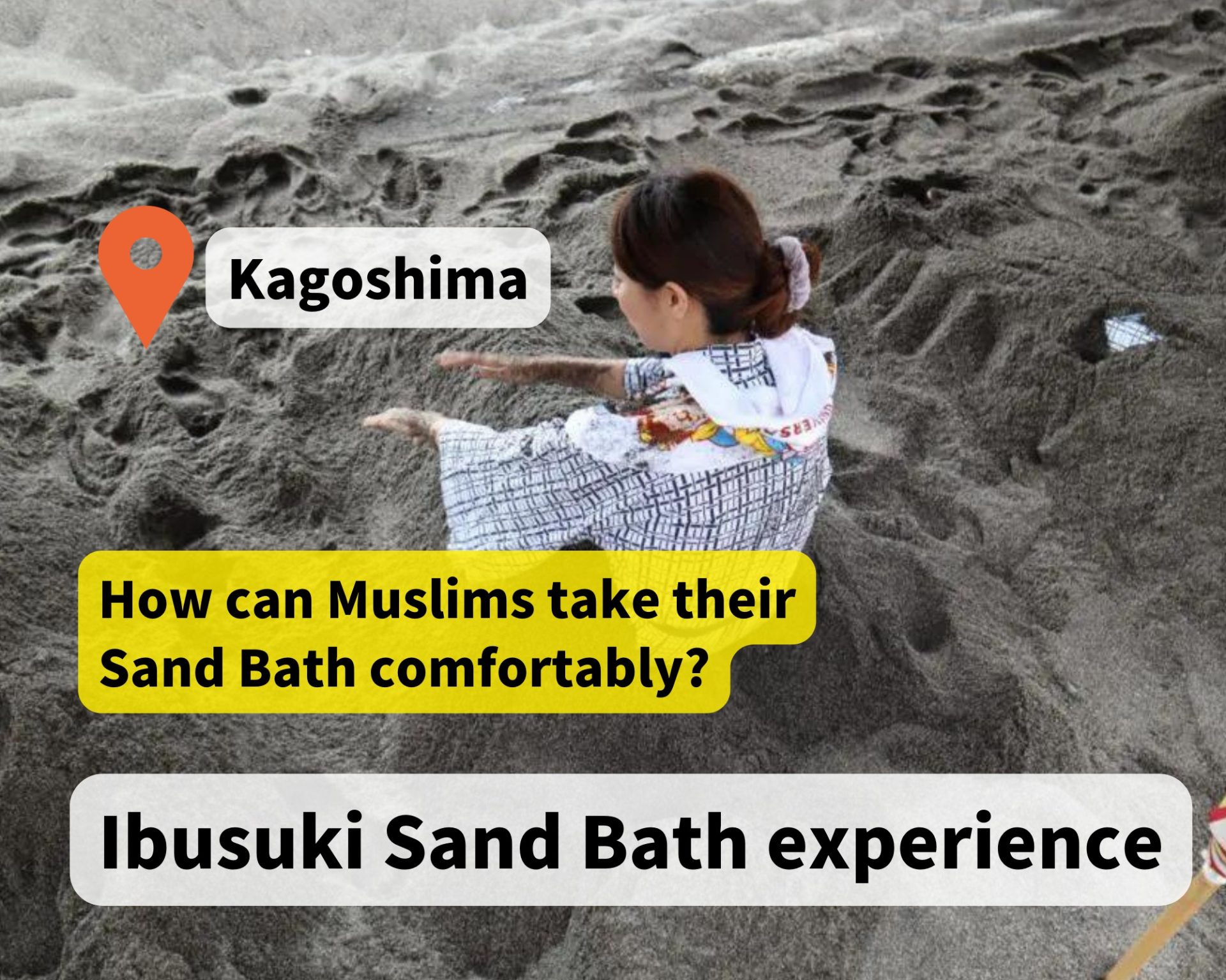 Sand bath at Ibusuki