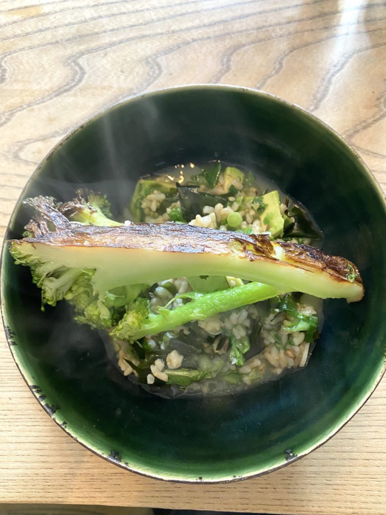 broccoli vegan risotto