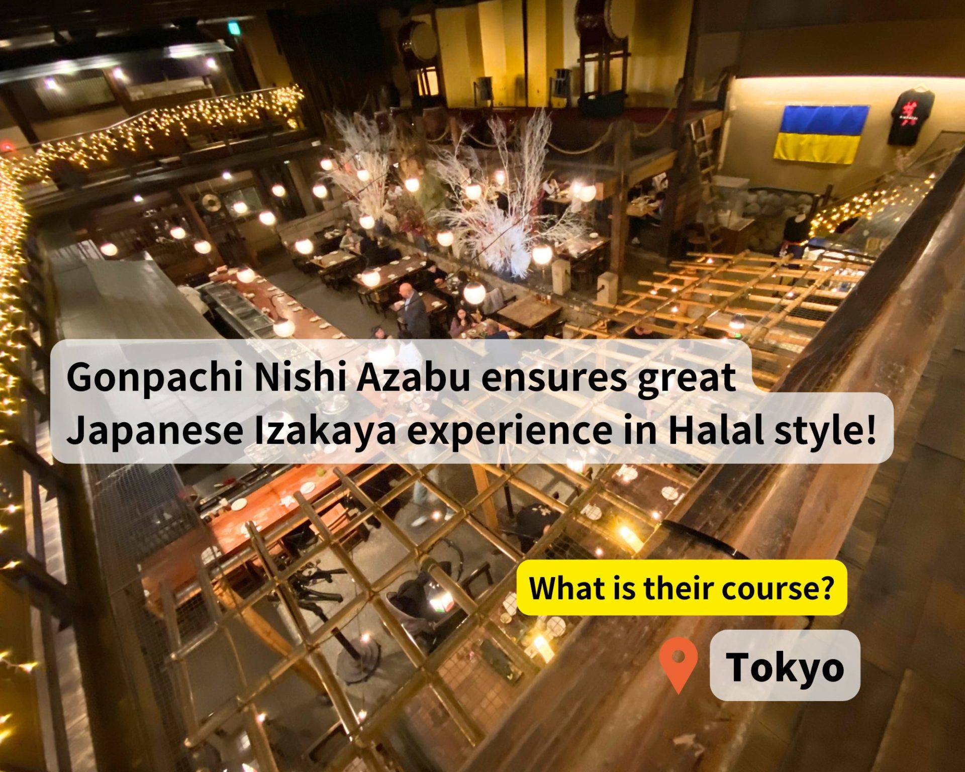halal course at Nishi Azabu Gonpachi