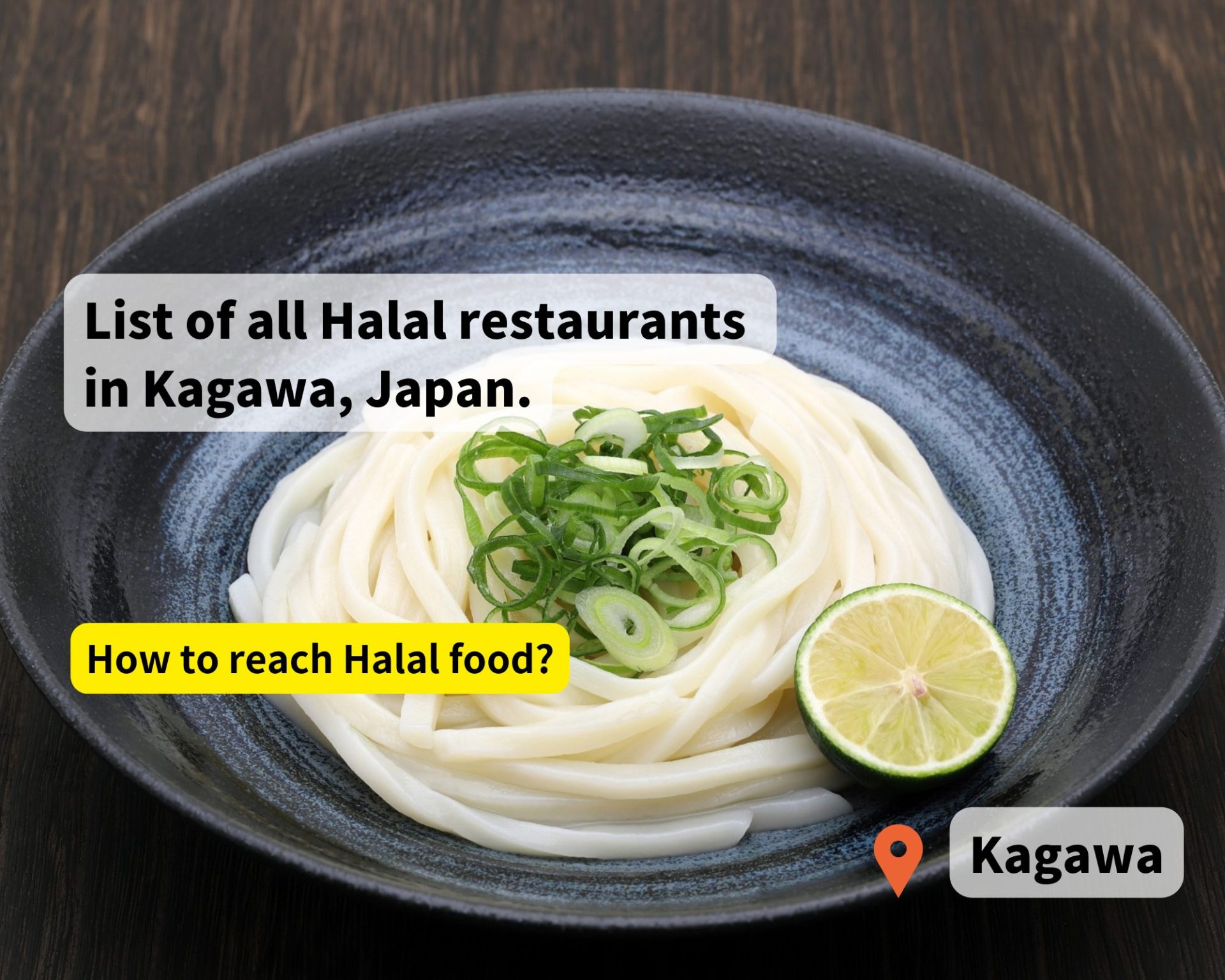 Halal restaurant in Kagawa, Japan.