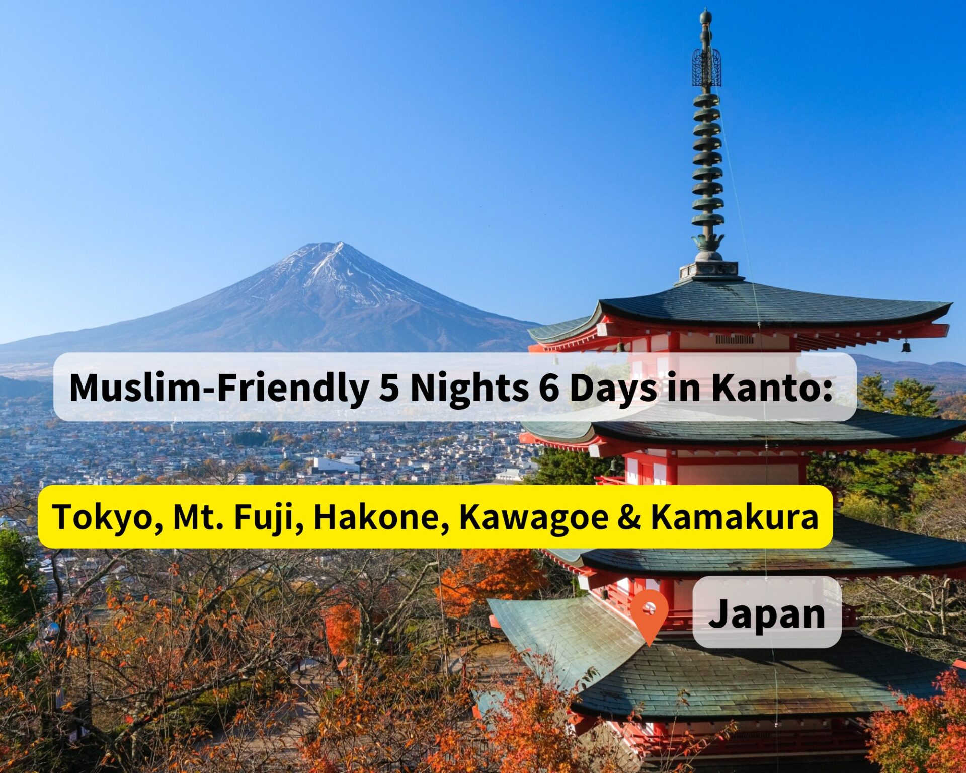 Muslim Friendly Itinerary in Japan