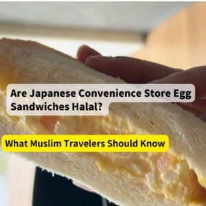 Is egg mayo sand in Japan halal?