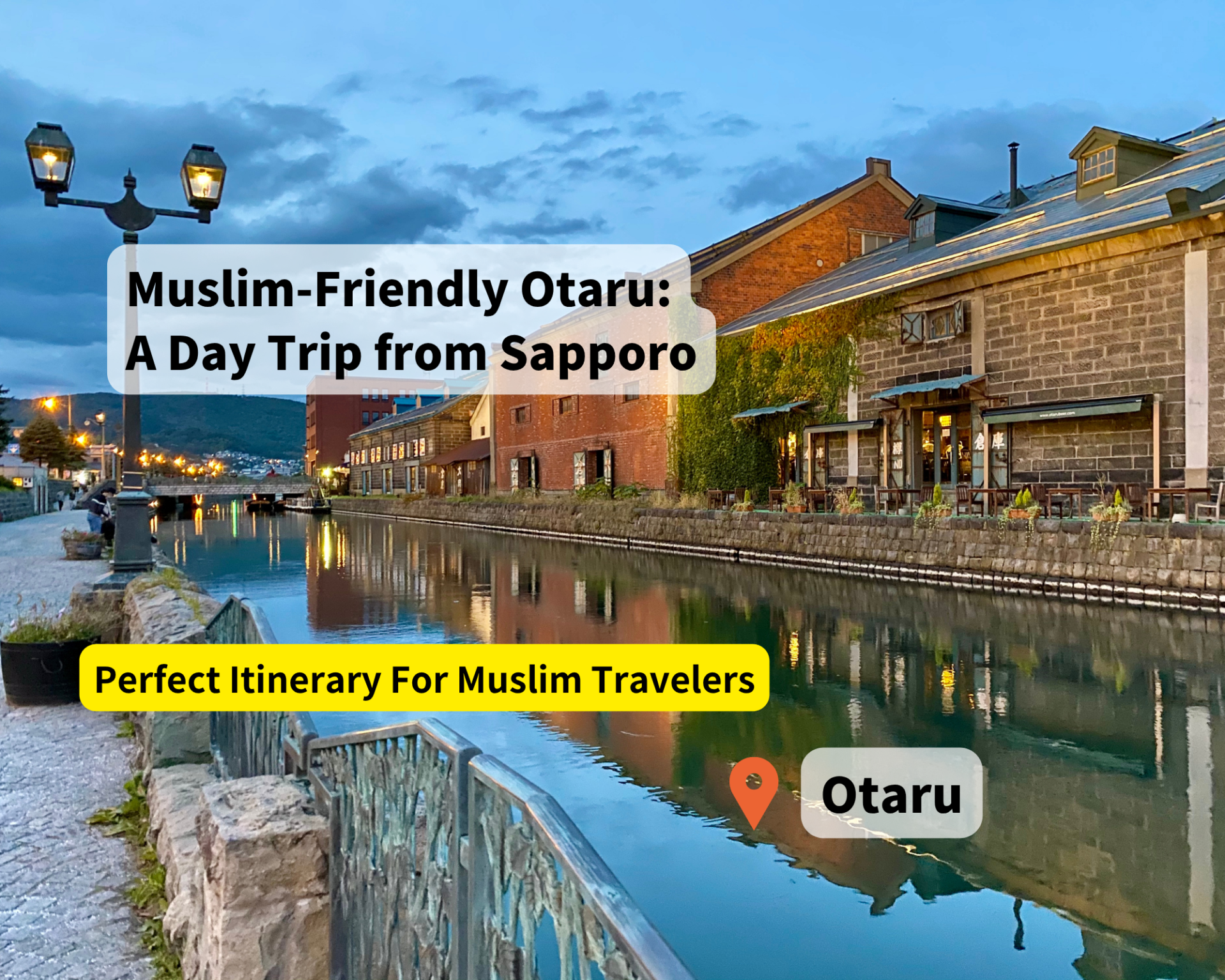 Muslim friendly itinerary Otaru